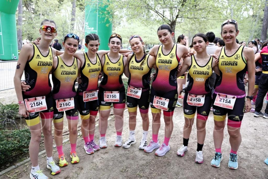 El Triatlón Lugones femenino logra el ascenso a Segunda División de duatlón, en Albacete