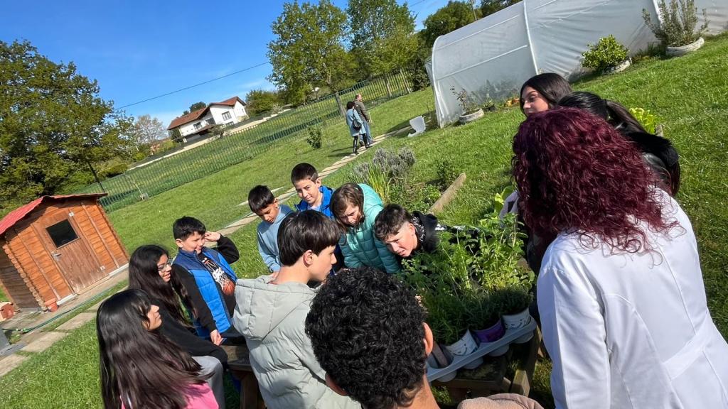 El IES Posada de Llanera y el CP San José de Calasanz refuerzan su colaboración educativa a través del huerto escolar ecológico
