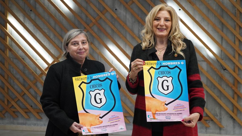 Lugones acogerá un concierto tributo a Hombres G el próximo 18 de abril