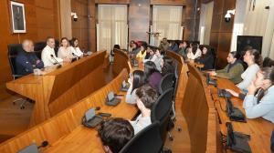 El Tapin - El Ayuntamiento de Siero recibe a estudiantes italianos en intercambio educativo