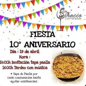 El Tapin - Sirocco Coffe & Bar celebra su 10° aniversario con una gran fiesta abierta al público 