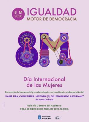 El Tapin - Siero conmemora el Día de las Mujeres con un videofórum sobre el feminismo asturiano