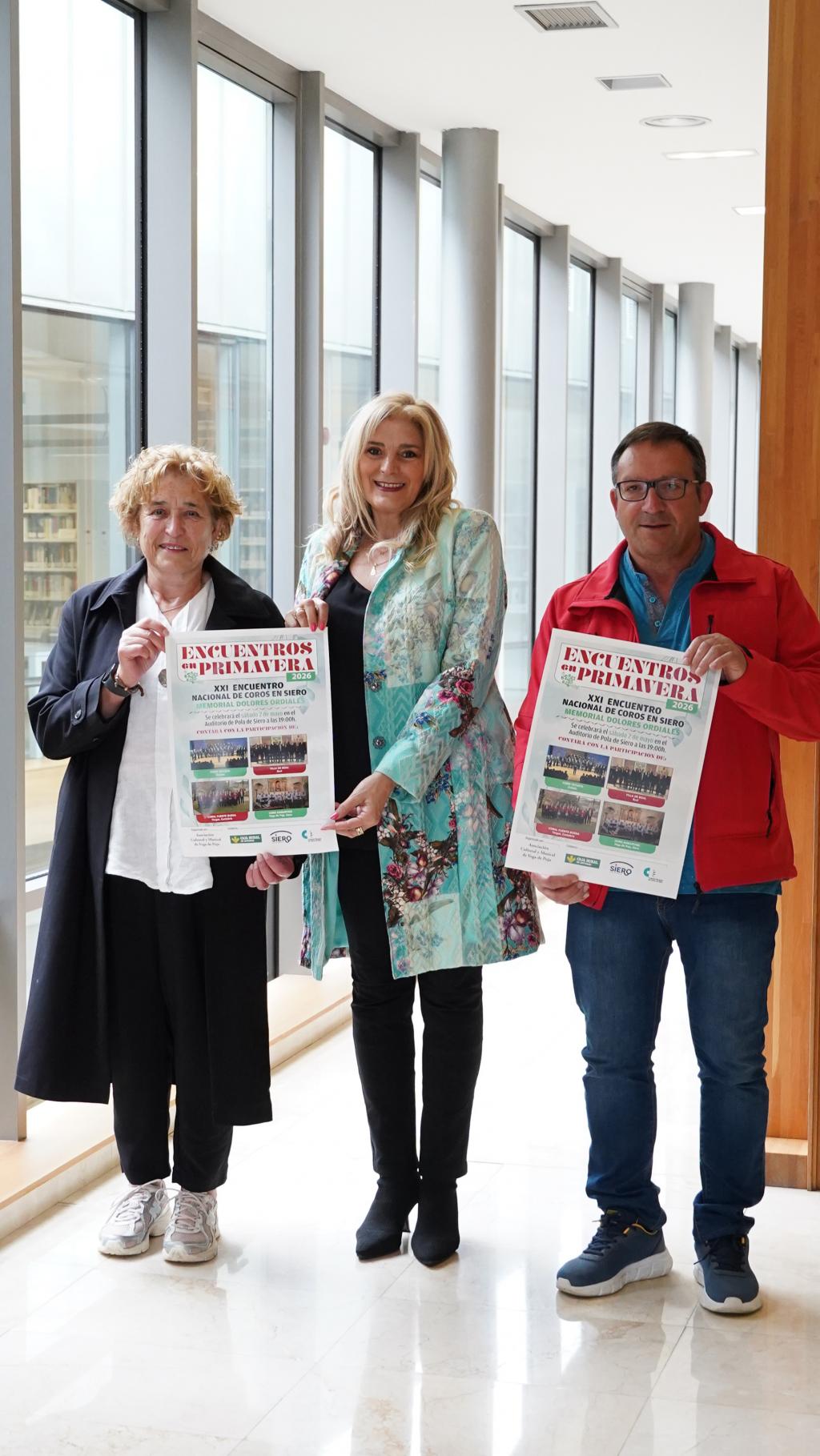 Siero acoge el XXI Encuentro Nacional de Coros “Memorial Dolores Ordiales” el próximo 2 de mayo