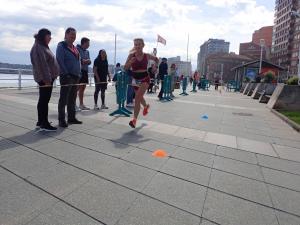 El Tapin - La llanerense, Noemí Moreno, logra el tercer puesto en Máster 60 en el IV Laser Run de Gijón