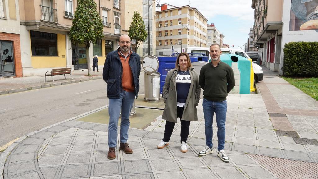 Siero instalará nuevos contenedores soterrados de reciclaje en Lugones, Pola de Siero y La Fresneda 