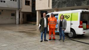 El Tapin - El Ayuntamiento de Siero refuerza la limpieza viaria con actuaciones intensivas en plazas y espacios públicos