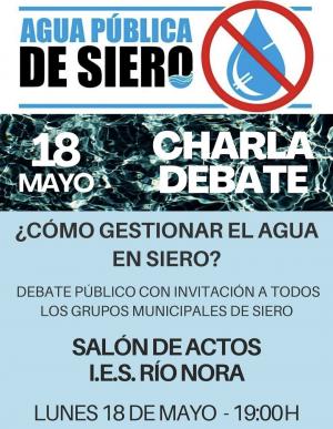 El Tapin - Siero por el Agua organiza el lunes un debate sobre la gestión de aguas