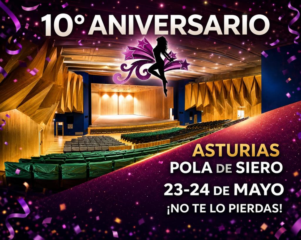 Pola de Siero acoge el 10º aniversario de Nacedanza con la participación de 1.400 bailarines de toda España