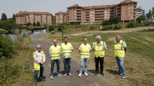 El Tapin - Iniciadas las obras de urbanización del parque de La Reconquista, en Pola de Siero