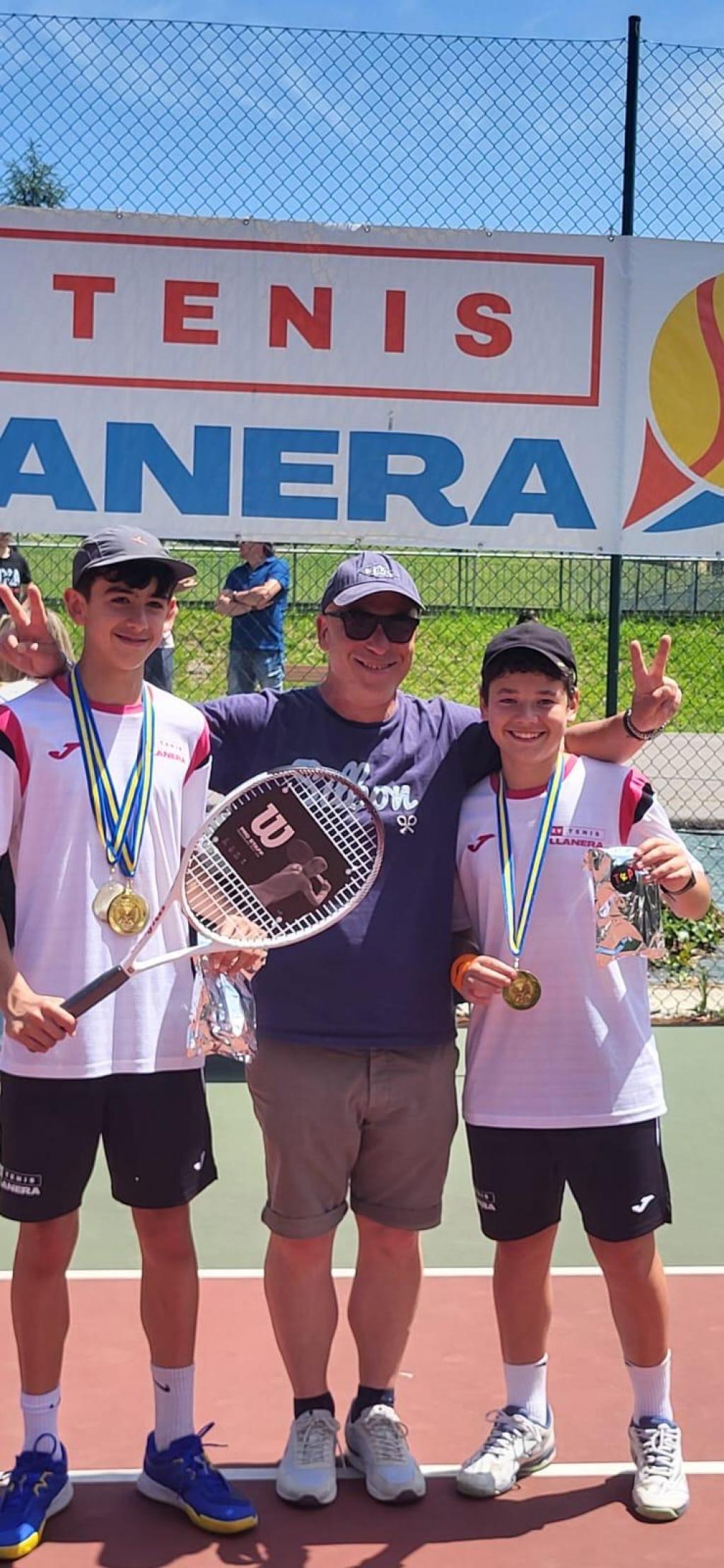 Concluye el III Torneo de Dobles de Tenis de Soto de Llanera