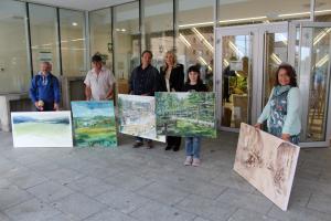 El Tapin - Alipio Ruano se alza con el primer premio del XII Certamen de Pintura Rápida al Aire Libre de Lugones