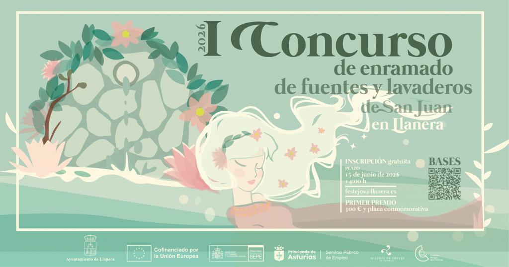 Llanera organiza el I Concurso de Enramado de Fuentes y Lavaderos de San Juan para poner en valor su patrimonio etnográfico