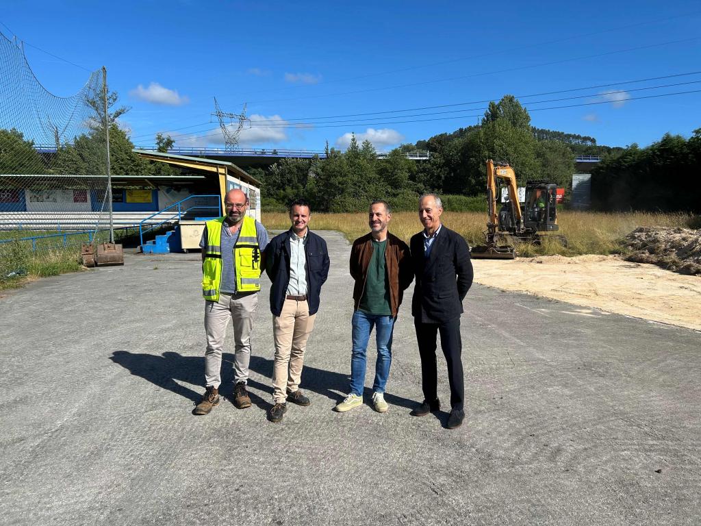 Iniciadas las obras del aparcamiento de las instalaciones deportivas de Lieres