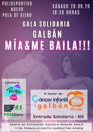 El Tapin - La Escuela de Danza Mía&Me Baila organiza una gala solidaria a beneficio de Galbán en Pola de Siero