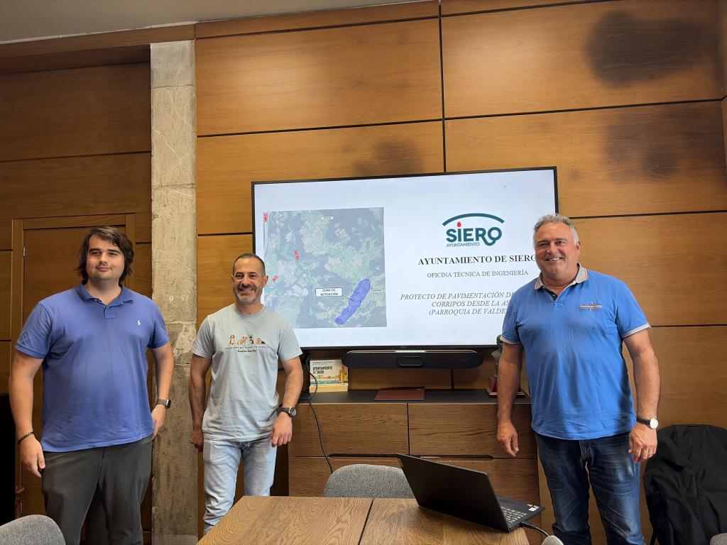 El Ayuntamiento de Siero licita las obras de pavimentación del camino de Corripos, en Valdesoto