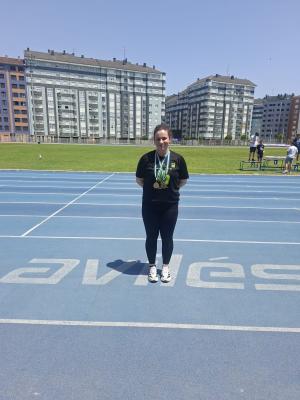 El Tapin - Jimena Álvarez, campeona de Asturias sub23 y tercera absoluta en lanzamiento de martillo