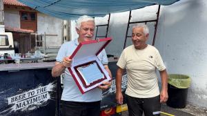 El Tapin - Llamuñu homenajea a Ignacio Díaz Palacio en una multitudinaria I Comida en el Camín de San Xuan con 106 asistentes