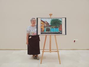 El Tapin - La Fundación Municipal de Cultura de Siero incorpora una nueva obra a sus fondos gracias a la donación de la artista Mónica García