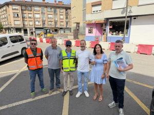 El Tapin - Comienzan las obras de reurbanización del entorno de la antigua Casa de Cultura de Lugones