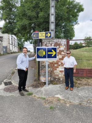 El Tapin - FORO Siero consigue que se mejore la señalización del Camino de Santiago en el concejo tras trasladar al Ayuntamiento las demandas de las asociaciones vinculadas al itinerario jacobeo