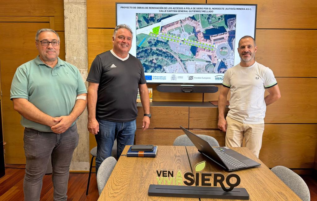 Adjudicadas las obras de renovación de los accesos a La Pola Siero por el  Noroeste
