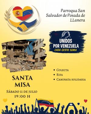 El Tapin - La Parroquia de Posada de Llanera impulsa una campaña solidaria en apoyo al pueblo venezolano
