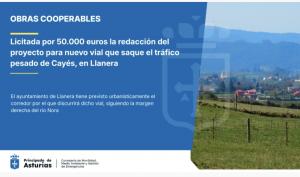 El Tapin - Movilidad licita la redacción del proyecto para crear un nuevo vial municipal que permitirá desviar el tráfico pesado de Cayés, en Llanera