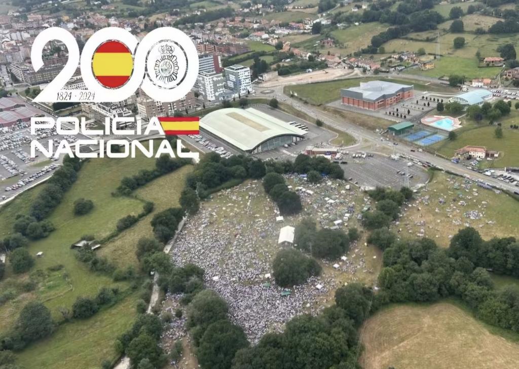 La Policía Nacional refuerza la seguridad de las fiestas del Carmín con un amplio dispositivo y apoyo de la unidad aérea