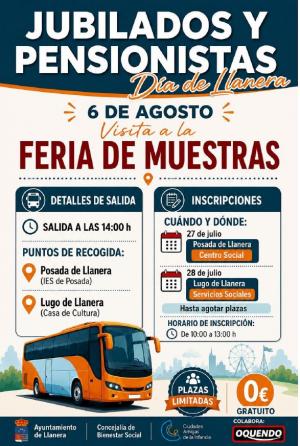 El Tapin - El Ayuntamiento de Llanera organiza una visita gratuita a la FIDMA para jubilados y pensionistas del concejo