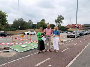 El Tapin - Siero inicia las obras de instalación de nuevos contenedores soterrados de reciclaje en Lugones, Pola de Siero y La Fresneda 