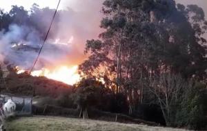 El Tapin - La Fiscalía solicita 4 años de prisión y multa para  cada uno de los dos acusados de provocar de forma intencionada un incendio en Llanera en 2023, que obligó a evacuar a vecinos por la cercanía de las llamas