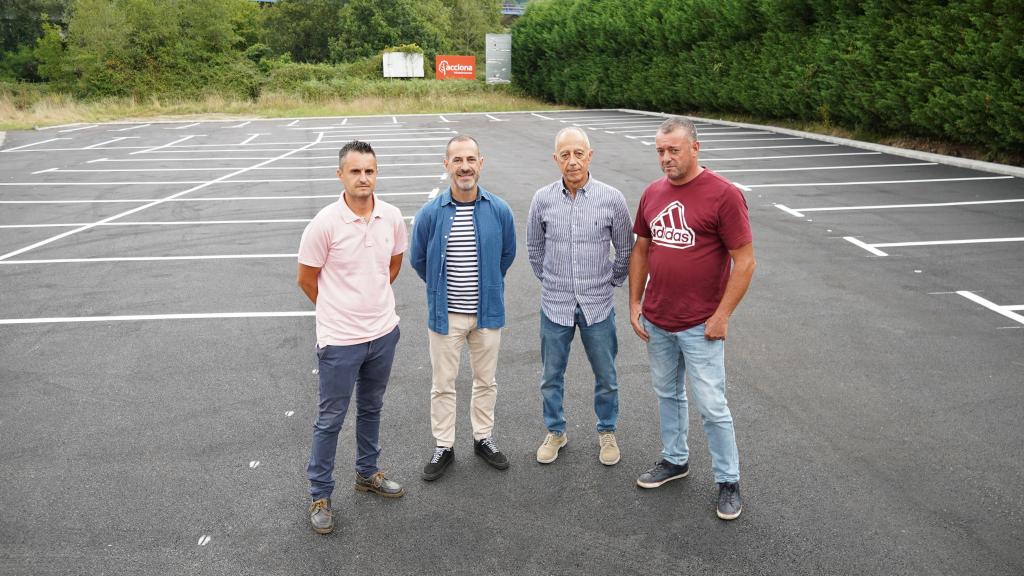 Finalizan las obras del aparcamiento de las instalaciones deportivas de Lieres