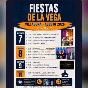 El Tapin - La Vega y Ferroñes presentan una completa programación para sus fiestas