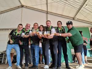 El Tapin - Jorge Vargas y Leo Boya se coronan como mejores escanciadores en El Carbayu