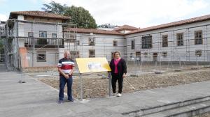 El Tapin - Iniciadas las obras de conservación y mantenimiento del Palacio de los  Marqueses de Santa Cruz de Marcenado de Pola de Siero