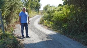 El Tapin - El Ayuntamiento mejora 300 metros del Camín de El Bigardu, en Muñó