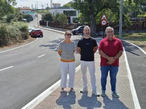El Tapin - Finalizan las obras de saneamiento en la zona sur de Lugones y Puente Nora y la  urbanización de un tramo del camino de Paredes