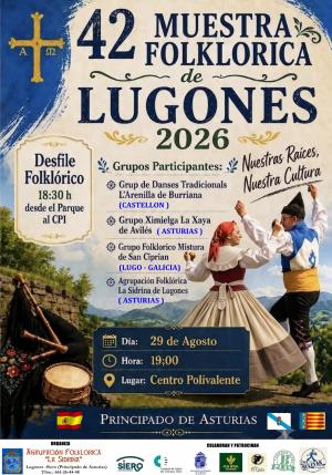 El Tapin - Las fiestas de Santa Isabel de Lugones acogerán la XLII Muestra Folklórica el 29 de agosto