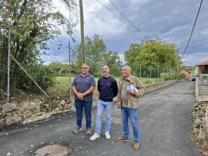 El Tapin - Finalizadas las obras del saneamiento de Cotiellos, Recuistu y La Piniella, en la  parroquia de Valdesoto 