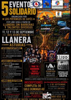 El Tapin - Los Potrincos de Cayés organizan el V Evento Solidario a favor de Llanera sin Barreras y Talentos Diversos