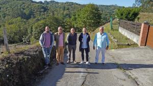 El Tapin - Iniciadas las obras de pavimentación del camino de Corripos, en Valdesoto