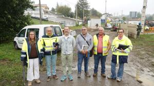 El Tapin - Iniciadas las obras de la segunda fase del saneamiento de Ferrera, en Siero