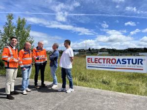 El Tapin - Electroastur invertirá más de 663.000 euros en una nueva nave corporativa en el área industrial de Bobes
