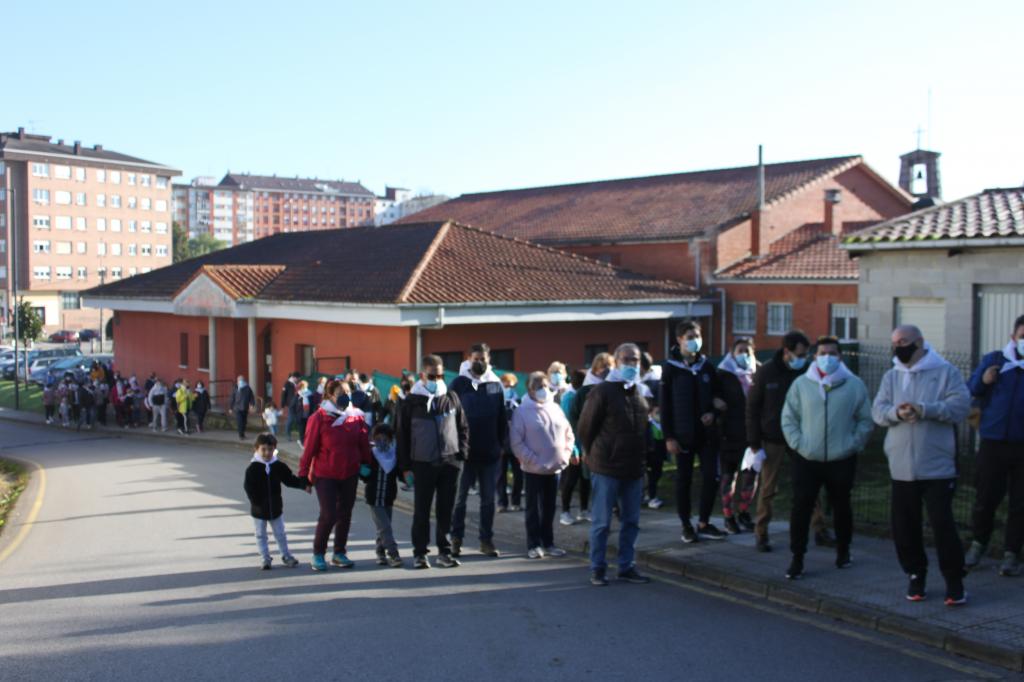 El Tapin - La Unidad Pastoral Posada- Lugo de Llanera recaudó más de 1.000 euros y contaron la participación de 211 personas en la Marcha Solidaria