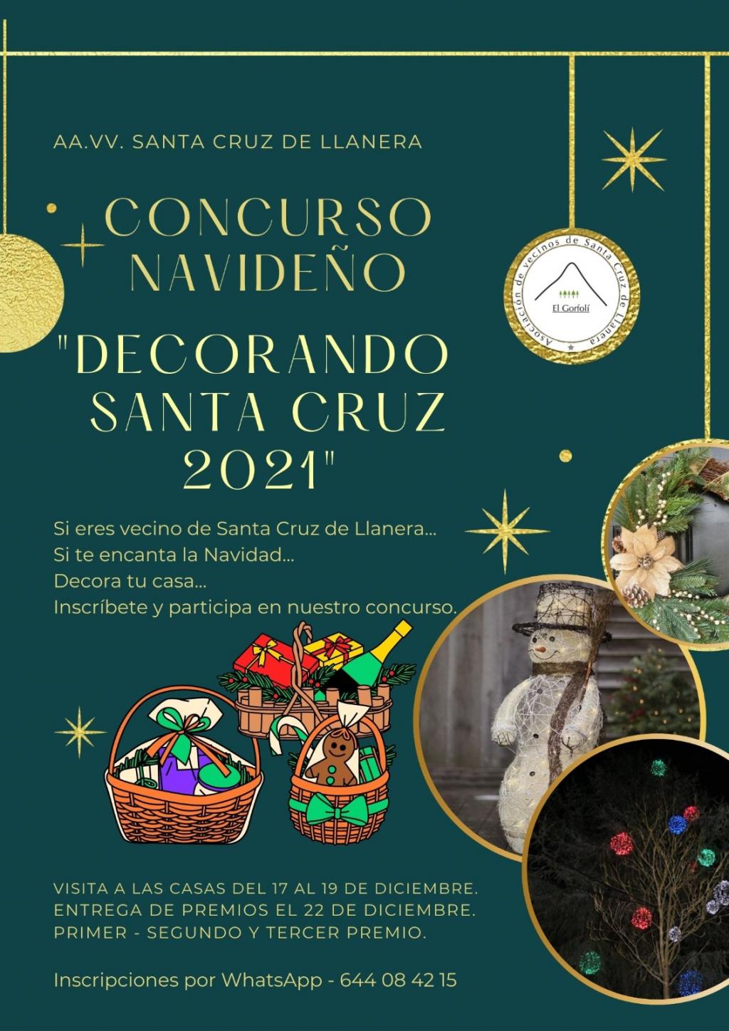 El Tapin - La Asociación de Vecinos de Santa Cruz organiza un concurso de decoración navideña de casas