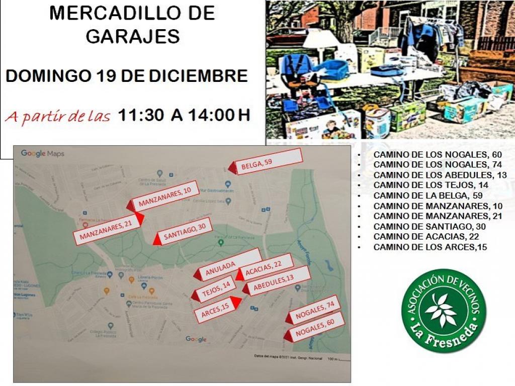 El Tapin - La Asociación de Vecinos La Fresneda organiza un Mercadillo de Garaje el domingo 19 de diciembre 