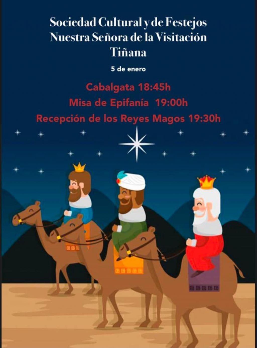 El Tapin - Los Reyes Magos visitarán Tiñana el 5 de enero